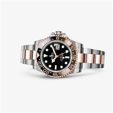 rolex gmt master ii oystersteel and everose